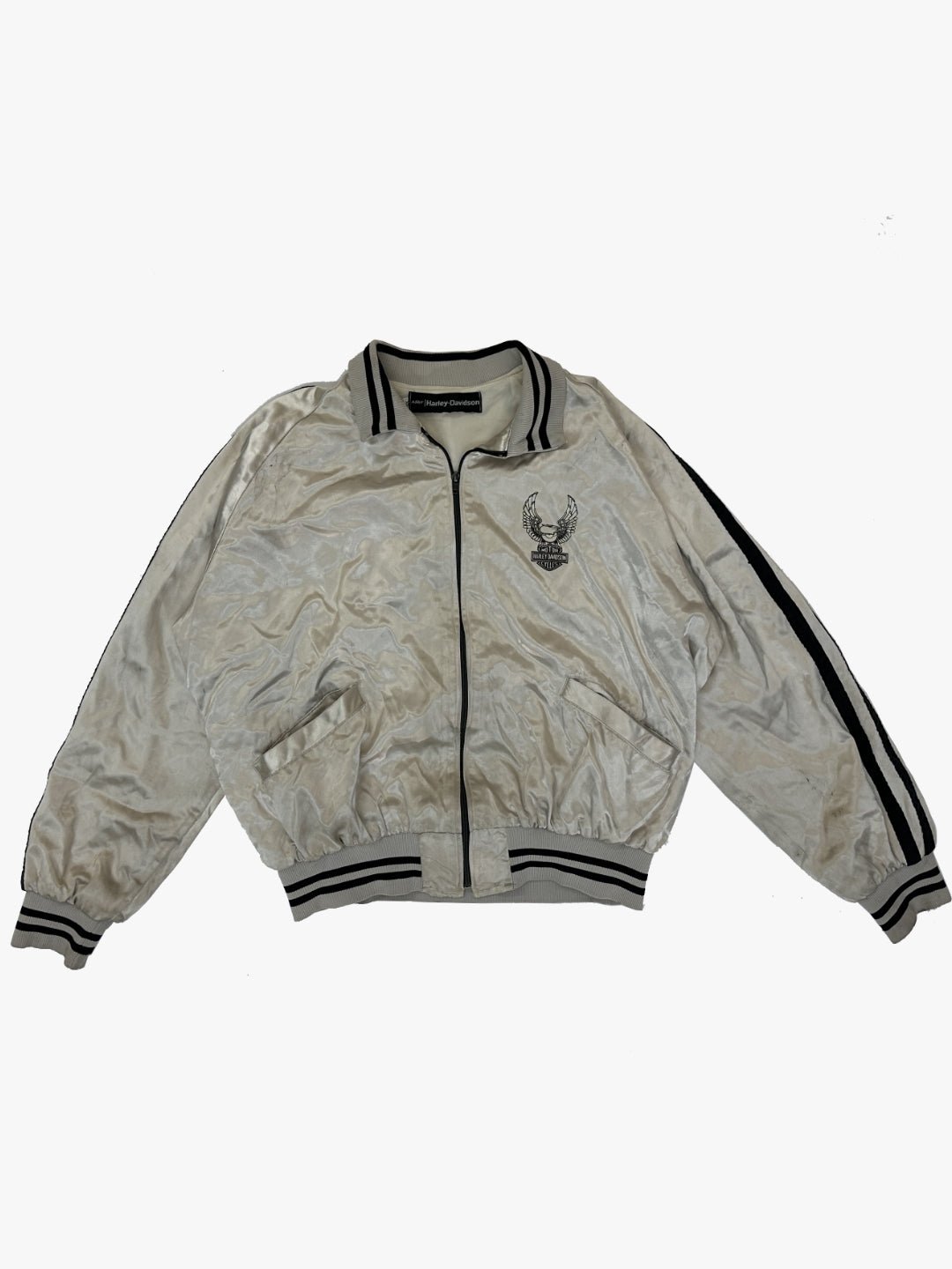 AMF Harley Davidson Satin Bomber Jacket