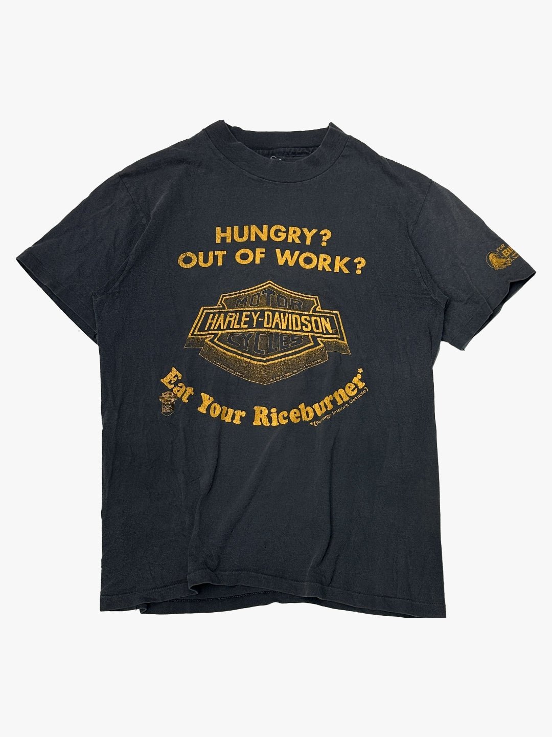 Mangez votre tee-shirt Harley vintage Riceburner
