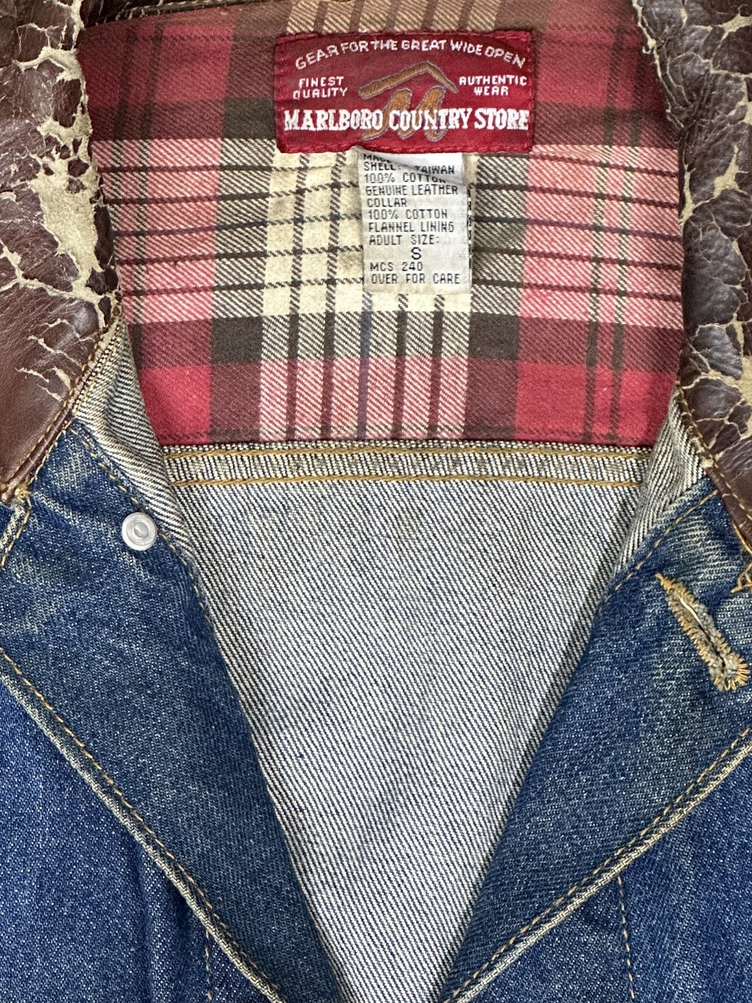 Vintage Marlboro Denim Jacket