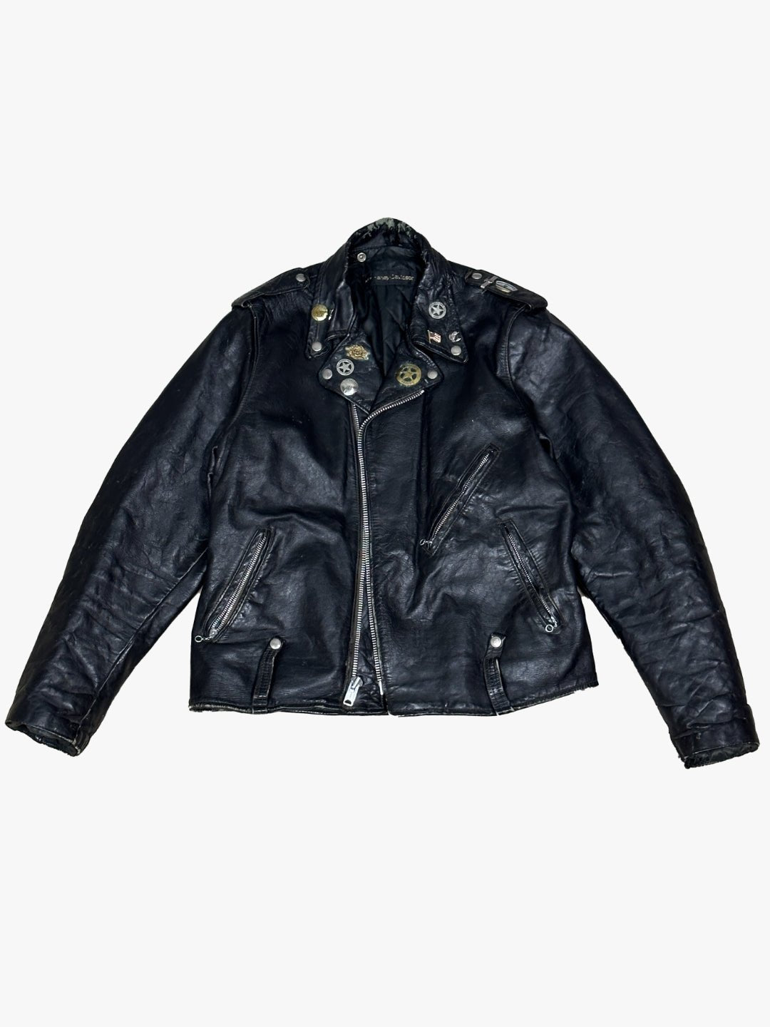 70s AMF Harley Davidson Leather Jacket
