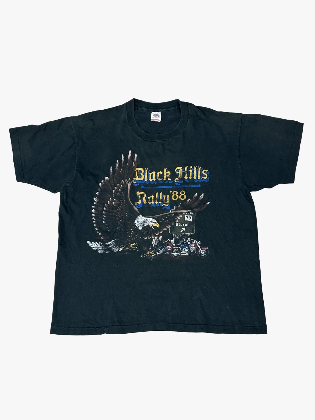 1988 Vintage Harley Black Hills Rally Tee