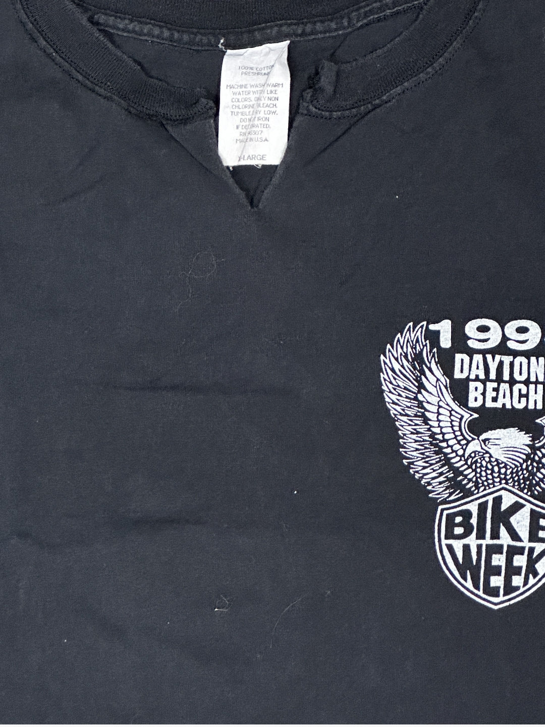 Vintage Bike Week 1998 If You Can Read This The Bitch Fell Off Tee