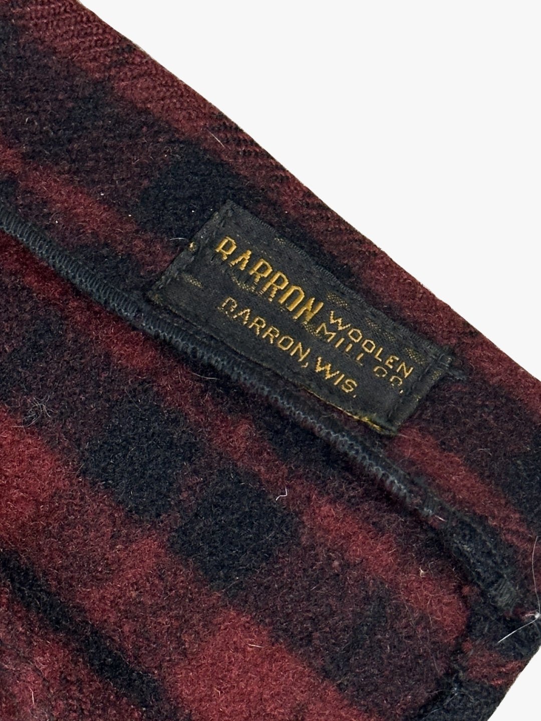 Barron Woolen Mill Co. Plaid Wool Coat
