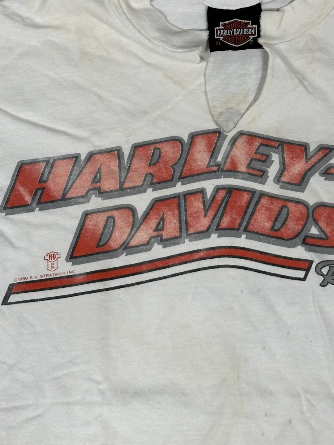 Vintage 90s Harley Racing Tee