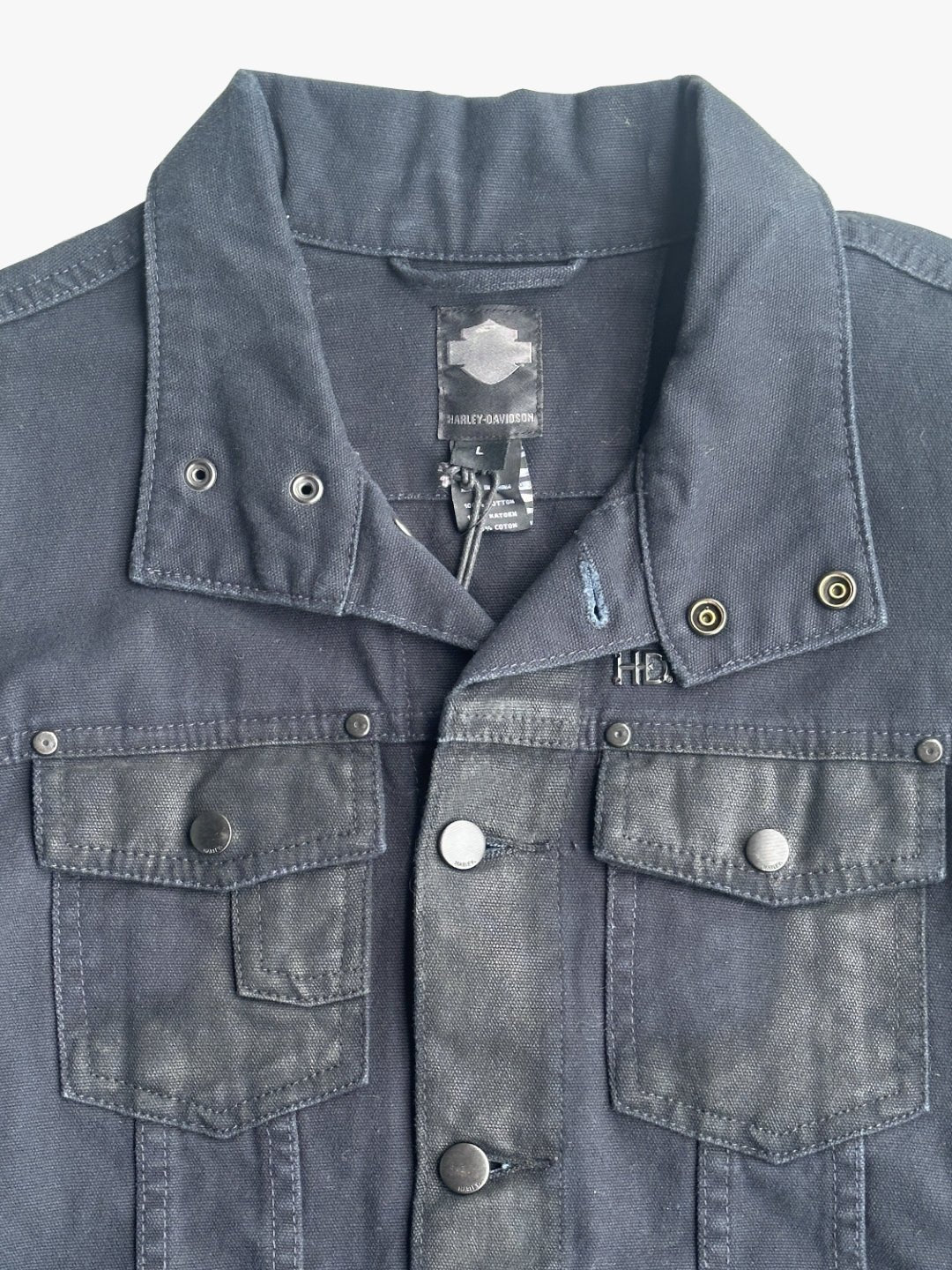 HD Denim Leather Jacket